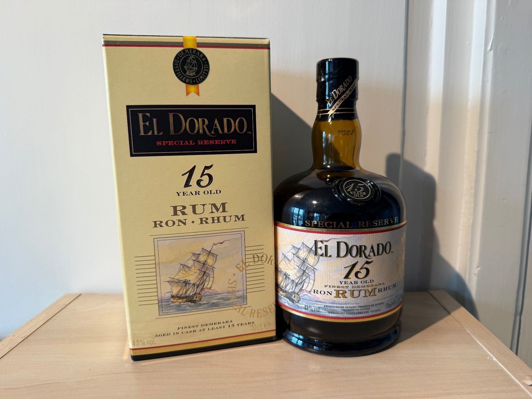 Spirituosen: 1 Flasche Rum El Dorado, 15 Years... – Neu und originalverpackt aus Wöschnau von Vinsale